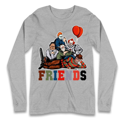 Horror Vintage Characters Friends Halloween T Shirt

