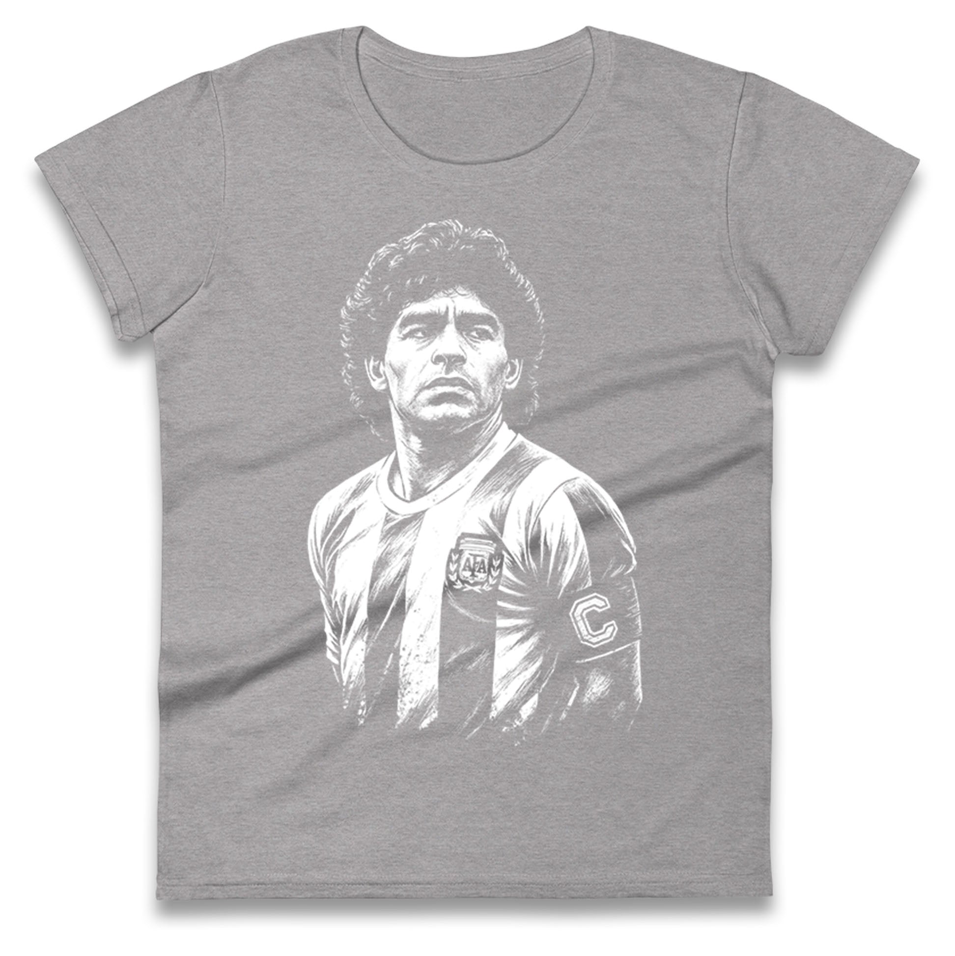 Maradona Argentina Ladies T Shirt