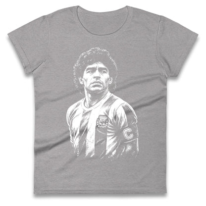 Maradona Argentina Ladies T Shirt