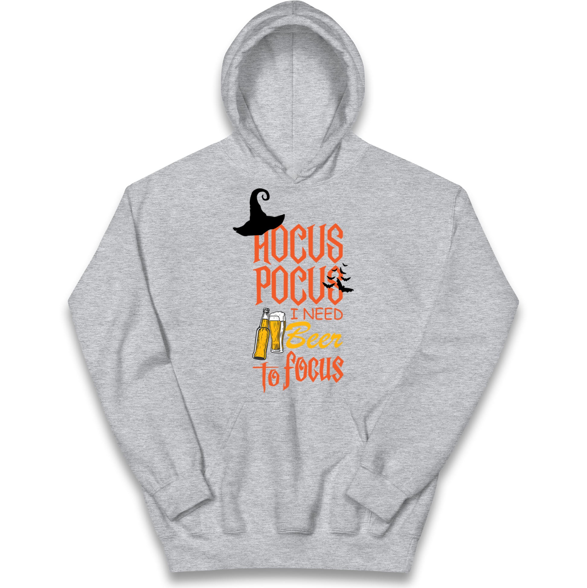 Hocus Pocus I Need Beer To Focus Halloween Hoodie
