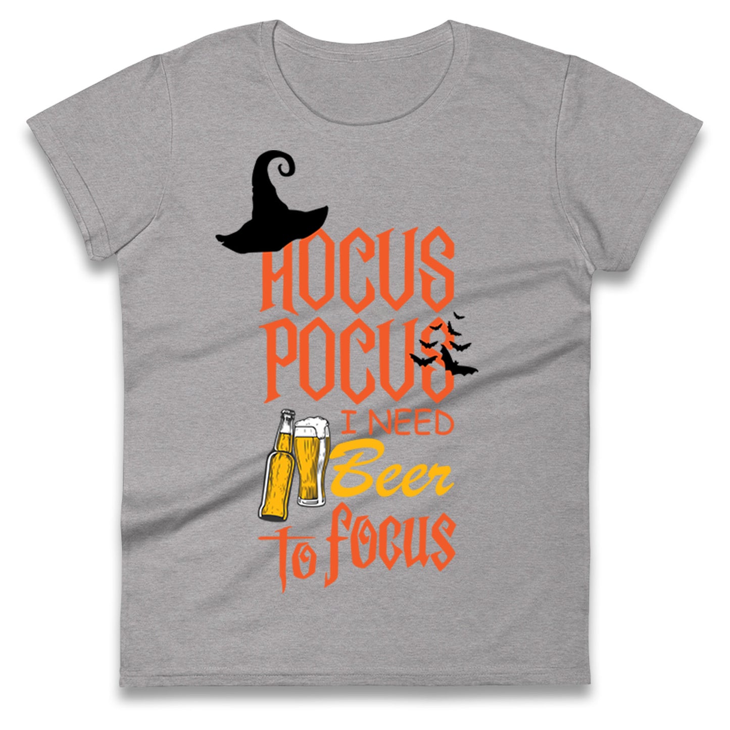 Hocus Pocus I Need Beer To Focus Halloween t shirt
