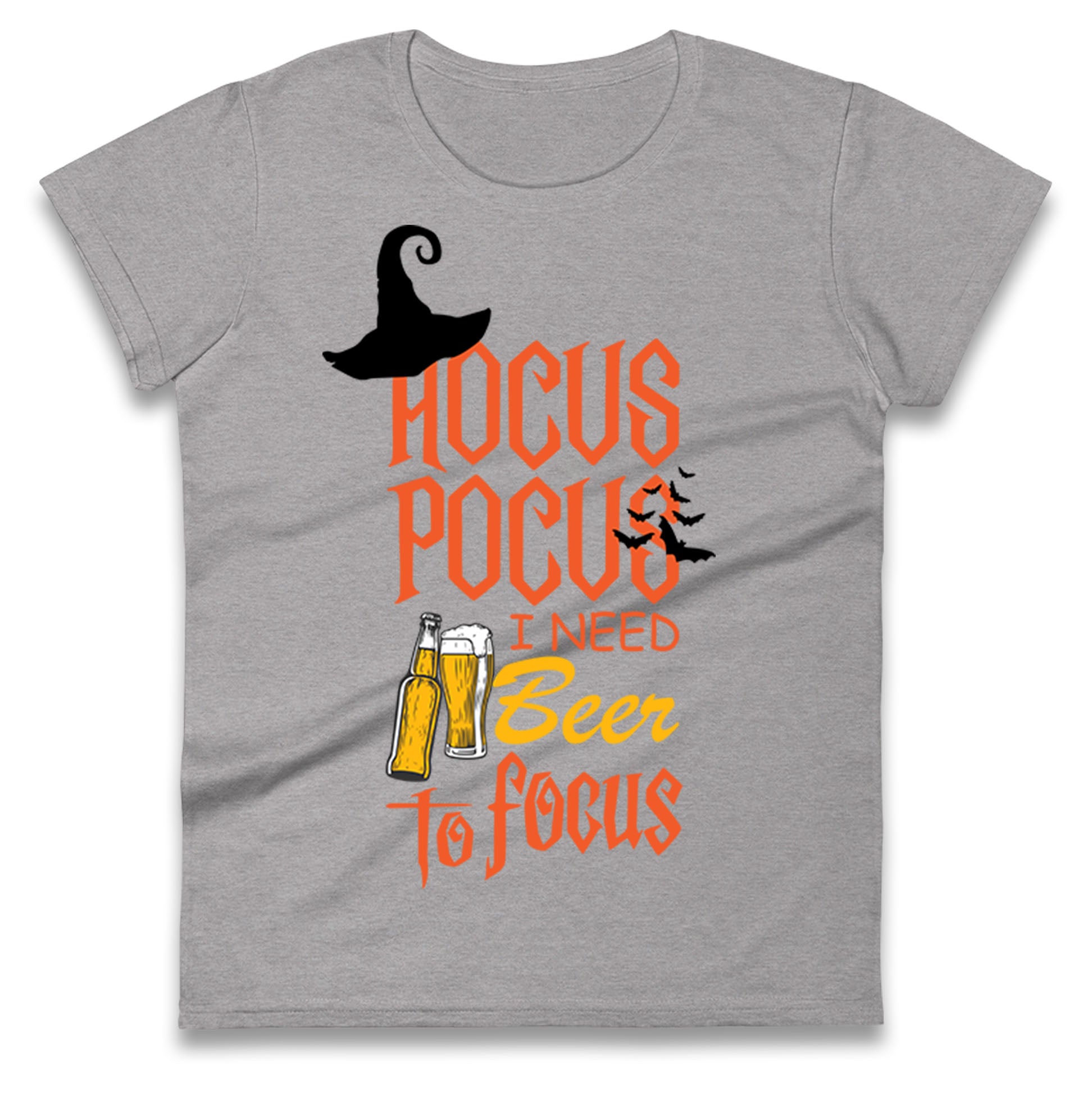 Hocus Pocus I Need Beer To Focus Halloween t shirt
