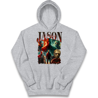 Jason voorhees Bootleg Halloween Kids Hoodie