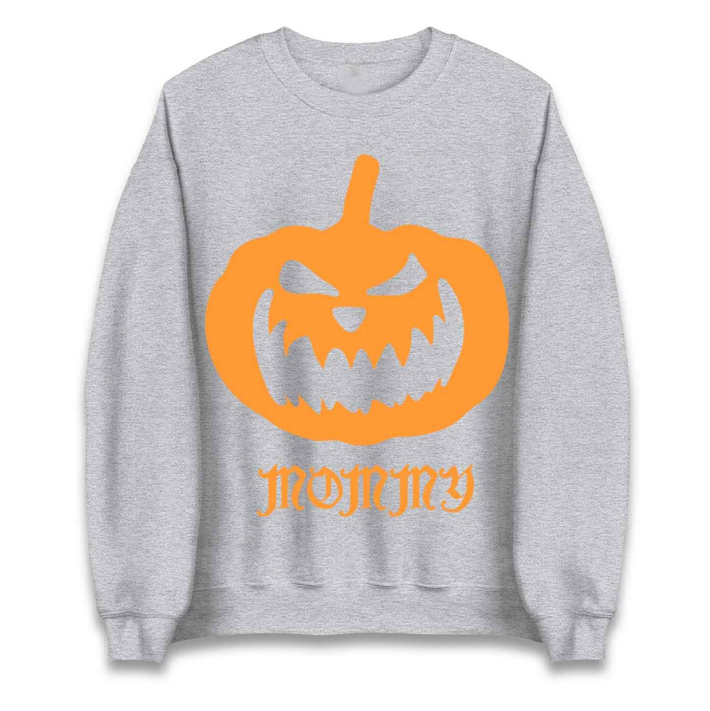Scary Pumpkin Mommy Halloween Sweatshirt
