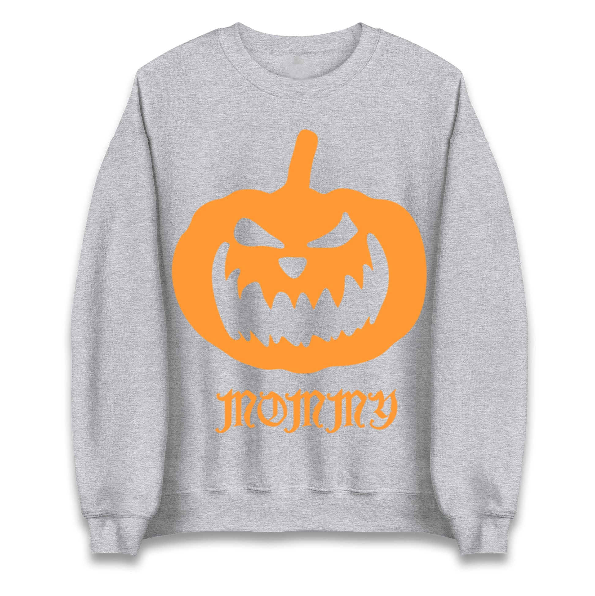Scary Pumpkin Mommy Halloween Sweatshirt
