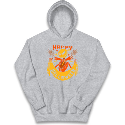 Jack Skellington Happy Halloween Kids Hoodie