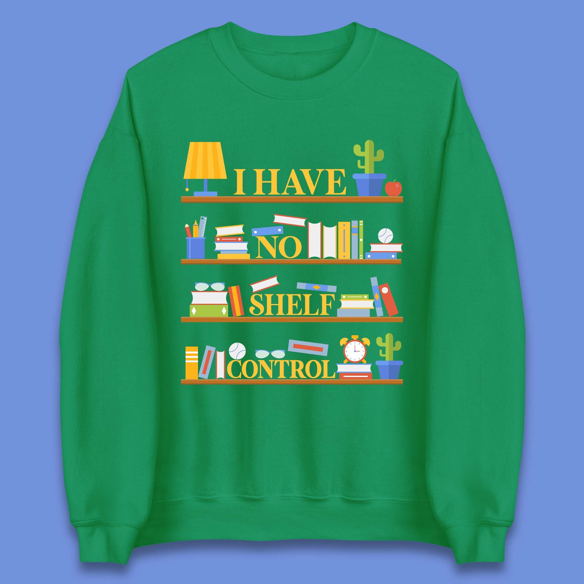 Books Shelf Unisex Sweatshirt