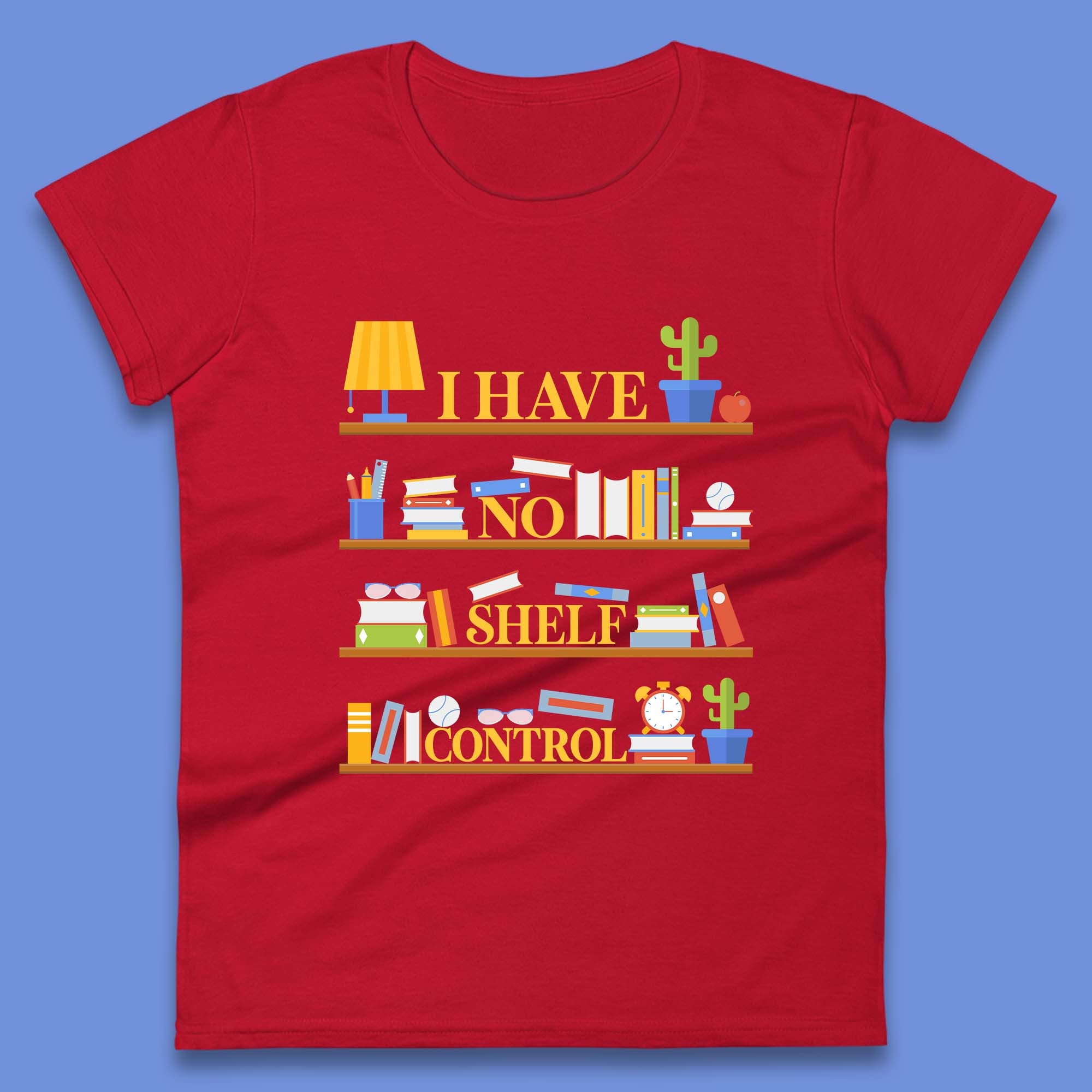 Books Shelf Women's T-Shirt