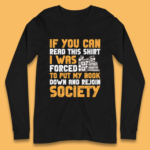 Book Lovers Saying Long Sleeve T-Shirt