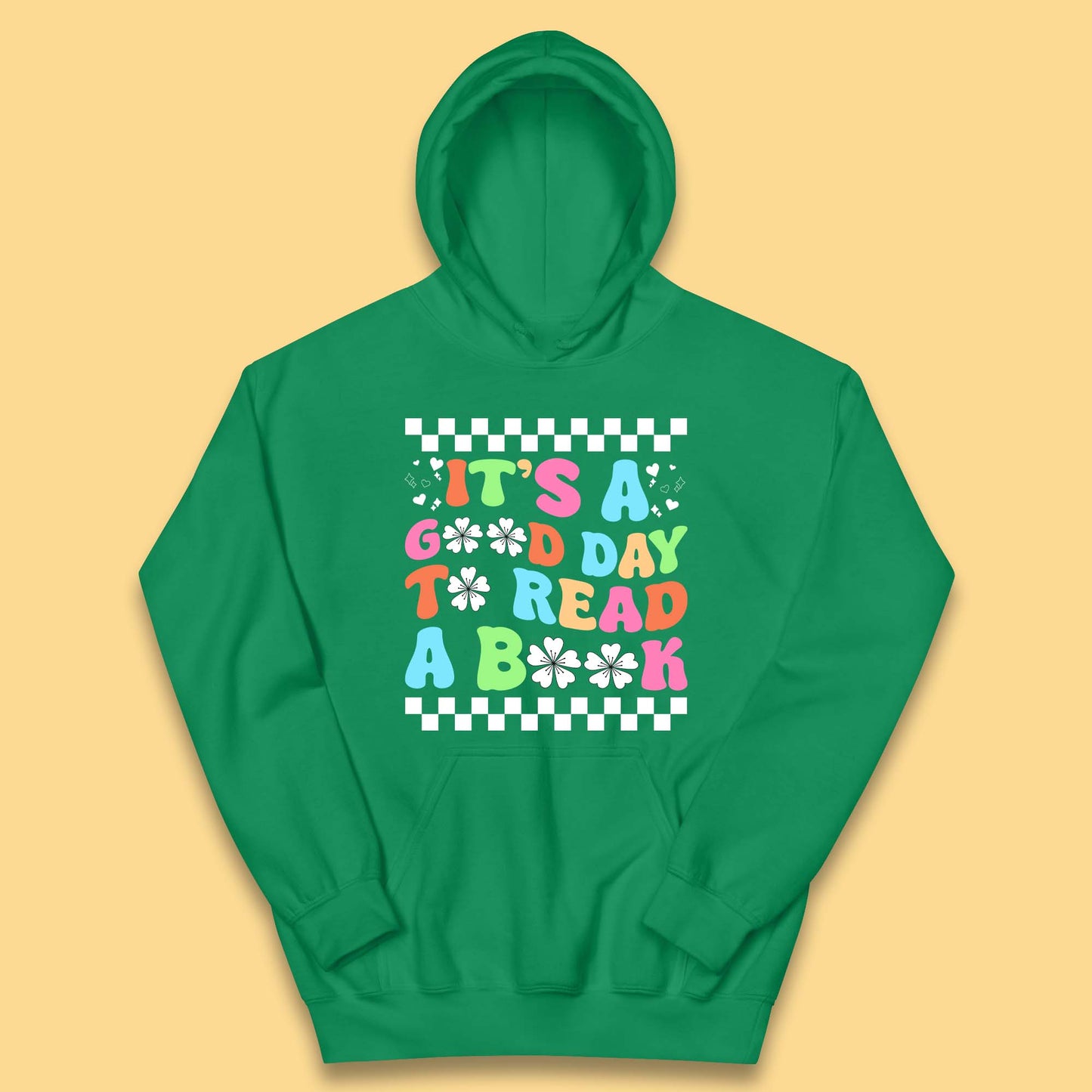 Book Reader Kids Hoodie
