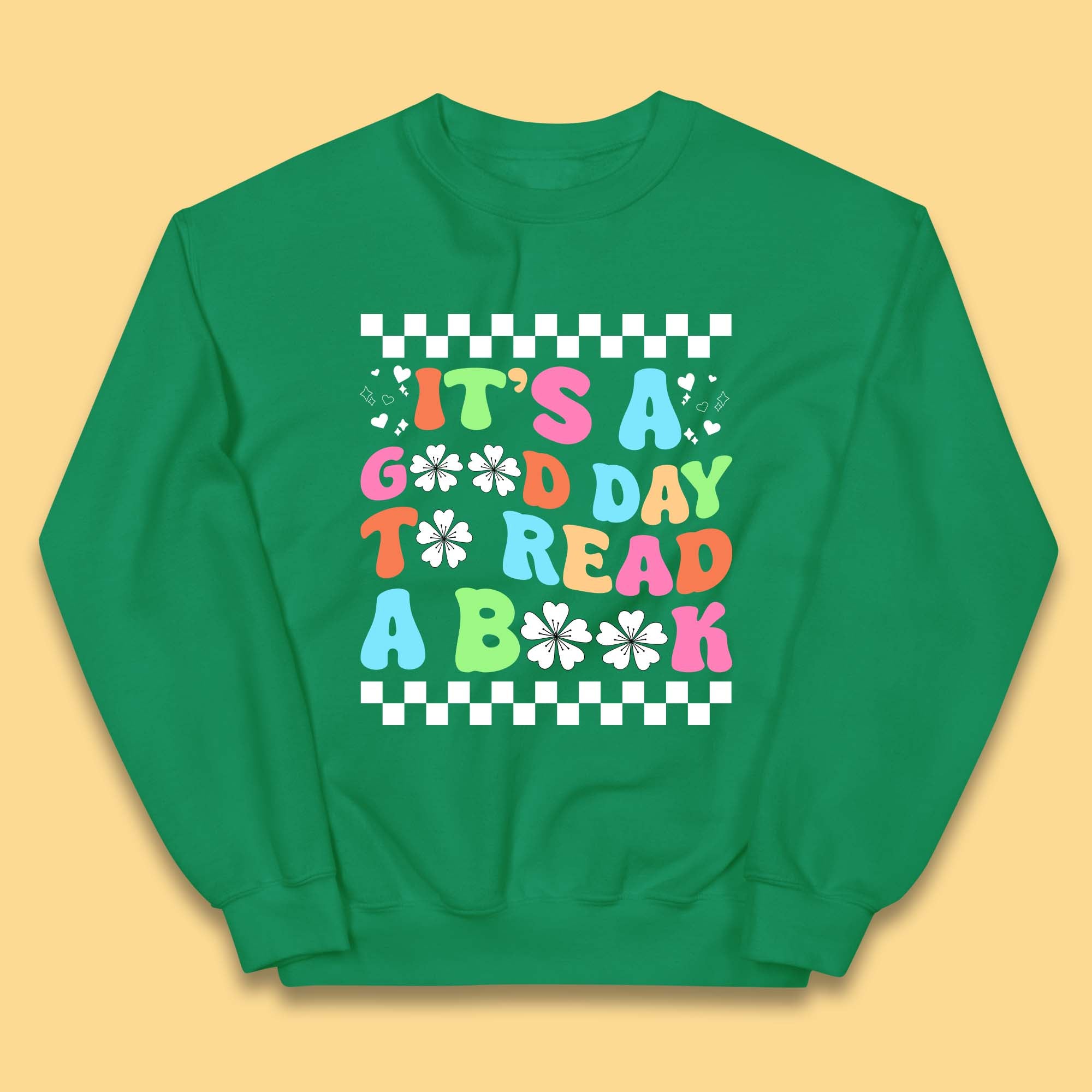 Book Reader Kids Sweatshirt 