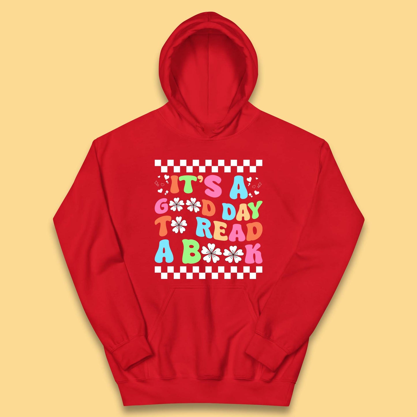 Book Reader Kids Hoodie