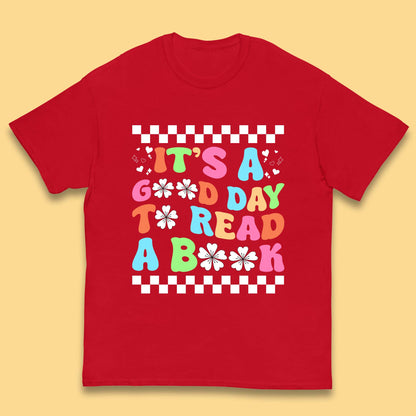 Book Reader Kids T-Shirt