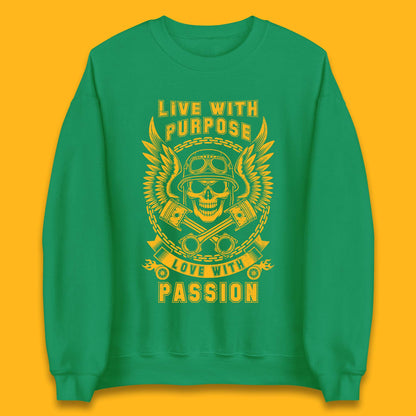 Biker Sweatshirts for Sale