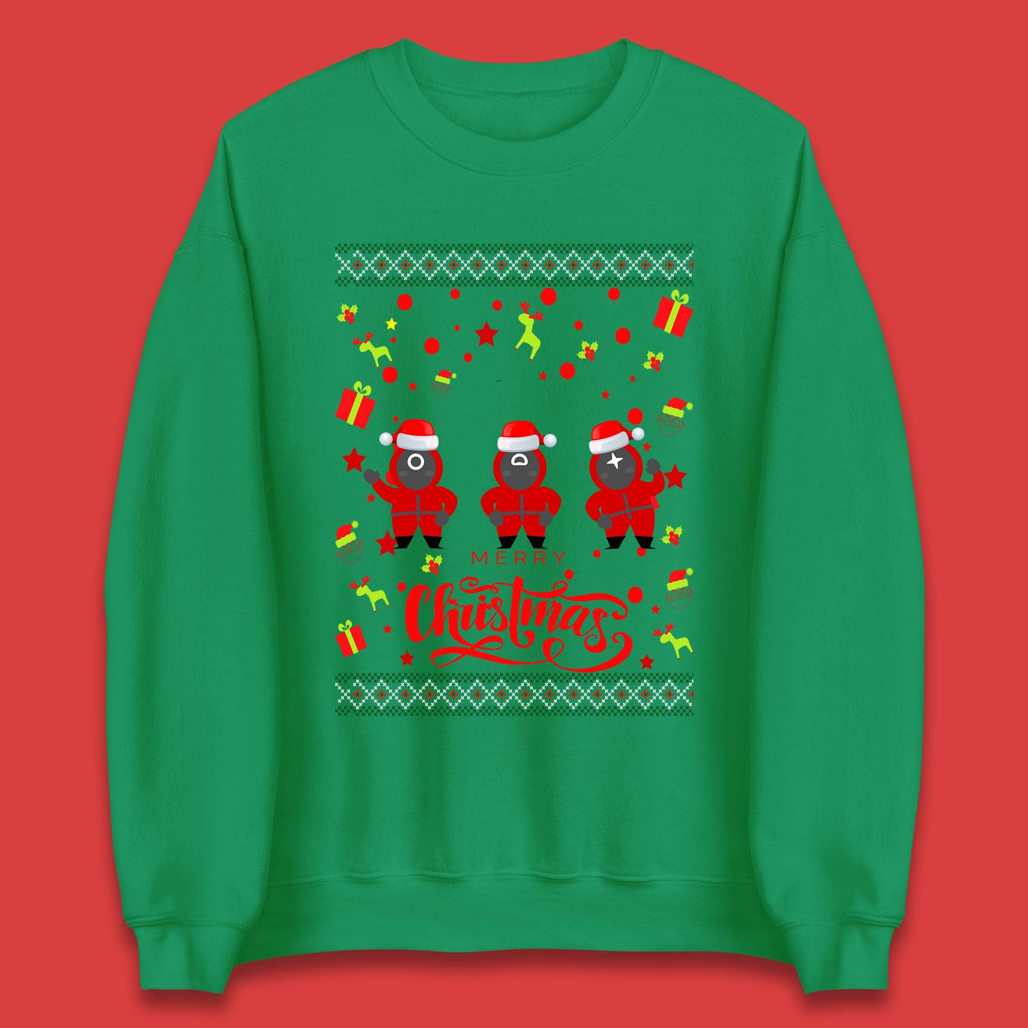 Squid Game Guards Christmas Unisex Sweatshirt