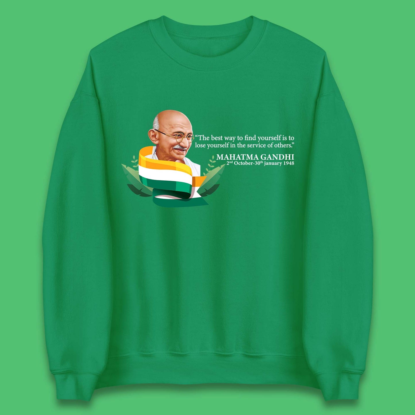 Mahatma Gandhi Quotes Unisex Sweatshirt
