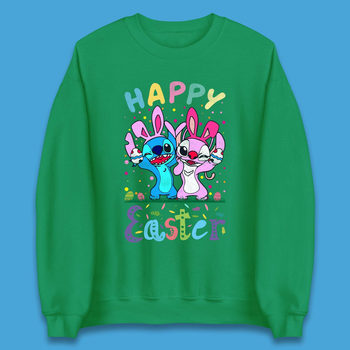 Happy Easter Stitch Unisex Sweatshirt