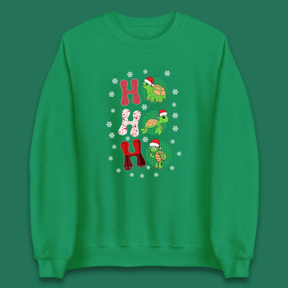 turtles santa sweatshirt
