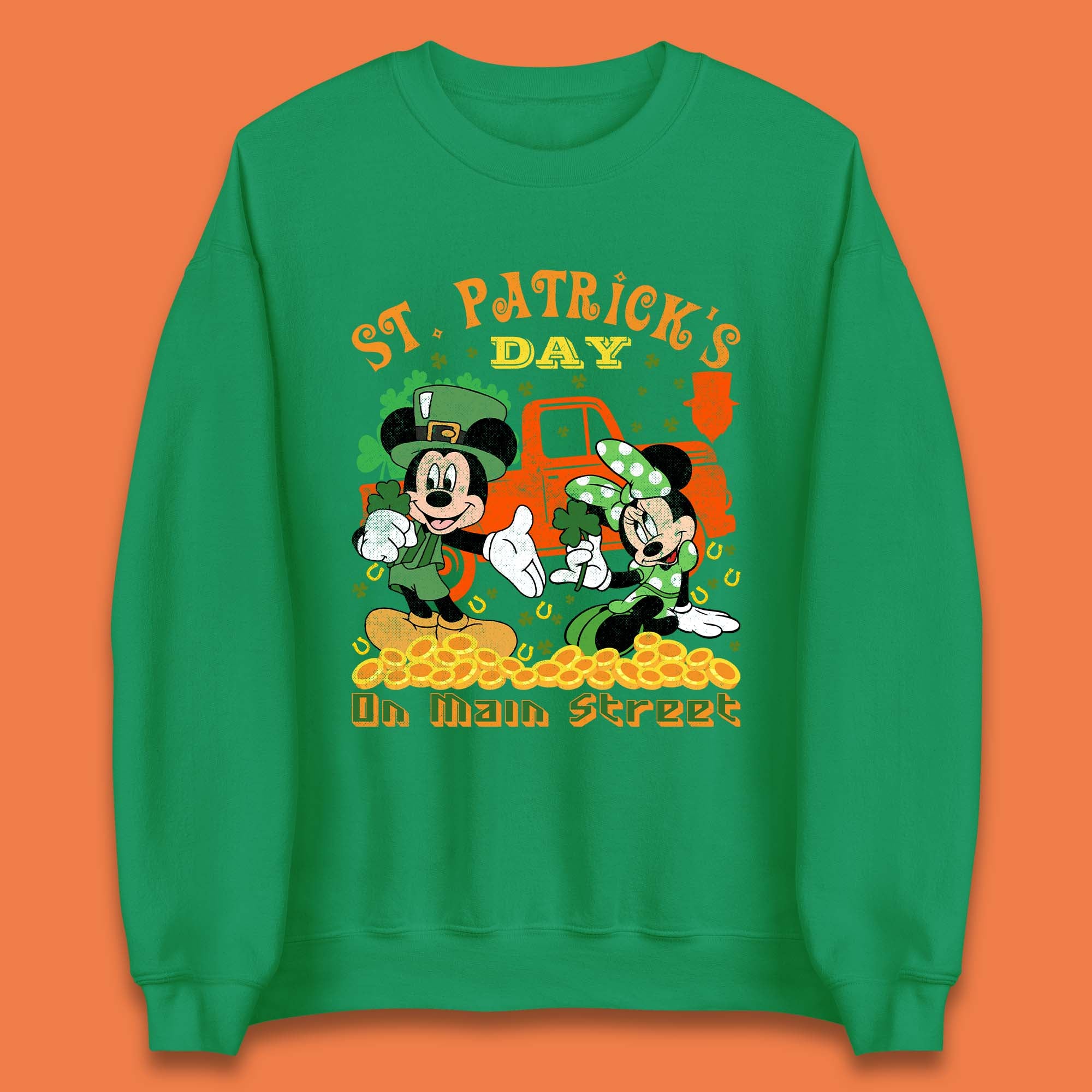 Adults Mickey Mouse St Patrick's Day Sweatshirt