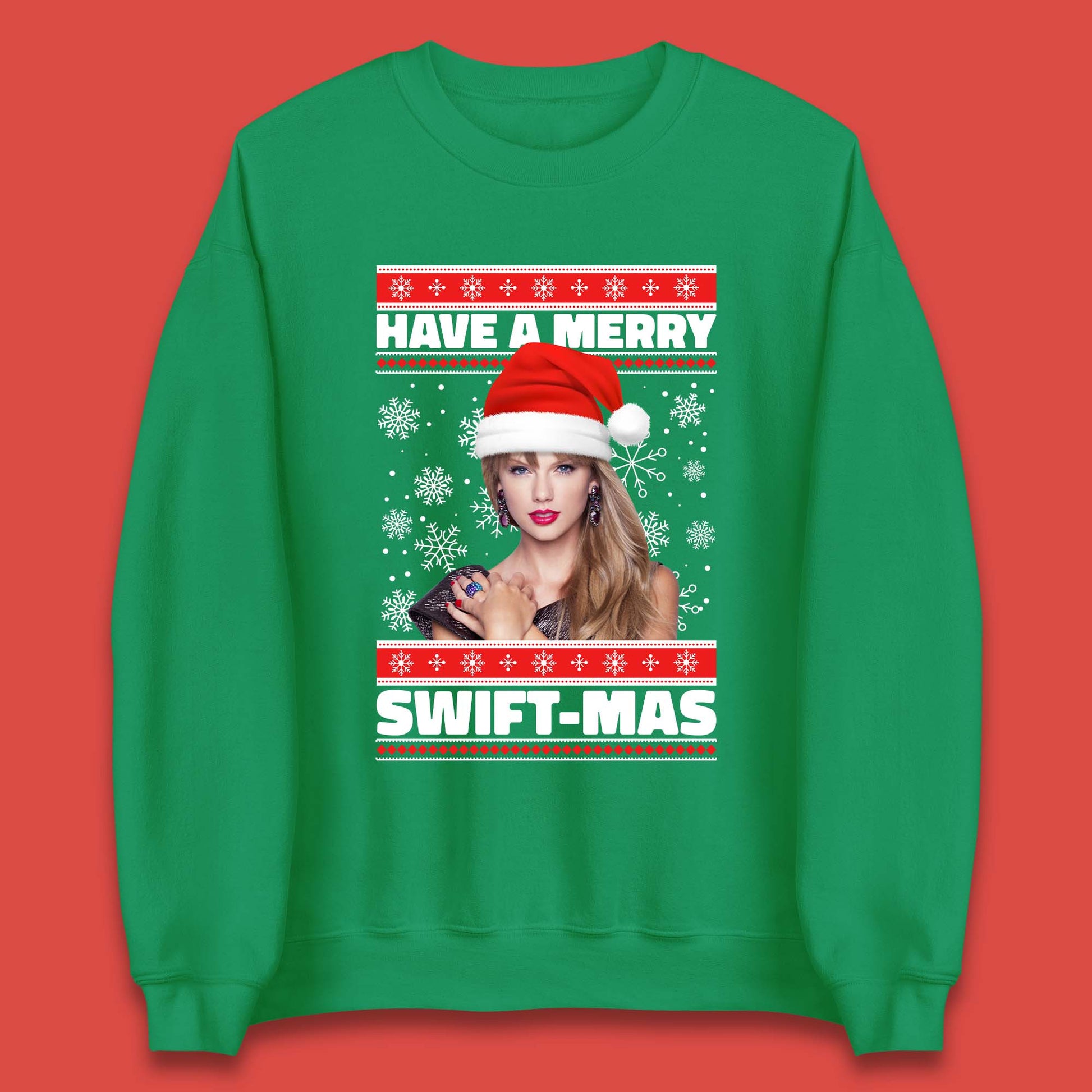 Taylor Swift viert kerst in deze statement-jas Taylor Swift viert kerst in deze statement-jas