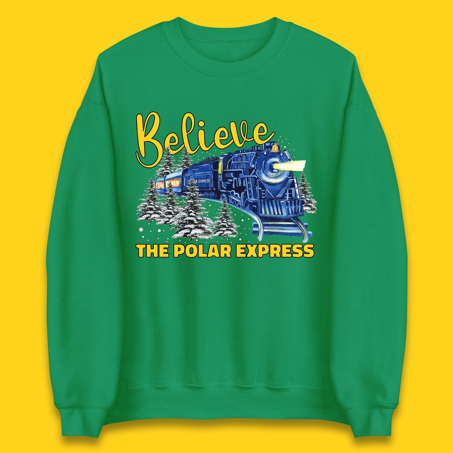 Believe The Polar Express Christmas Train Unisex Sweatshirt