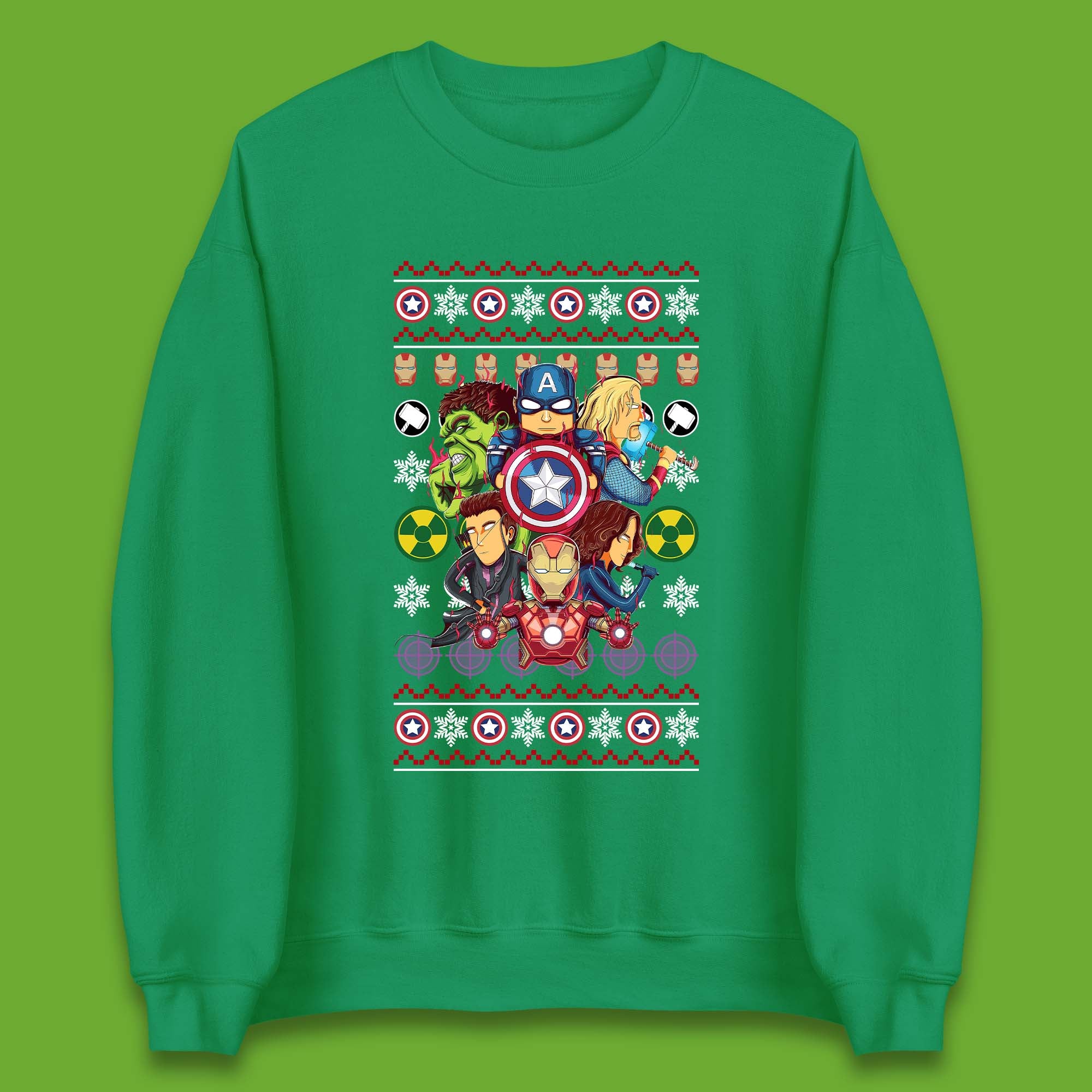 Christmas Avengers Superheroes Unisex Sweatshirt