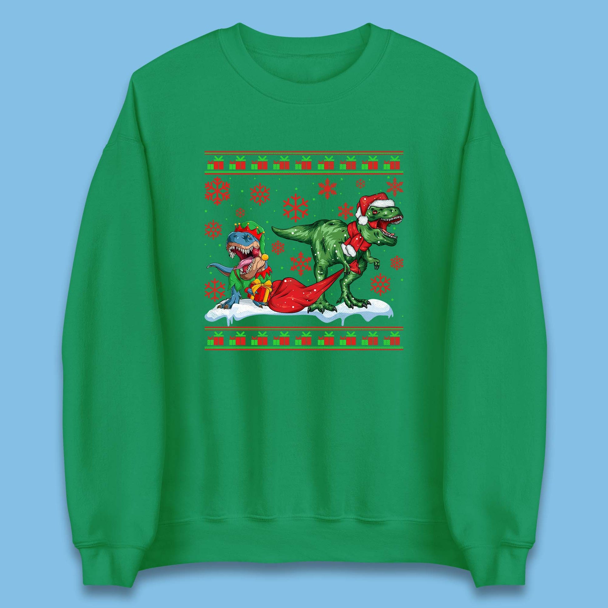 santa & elf costume sweatshirt