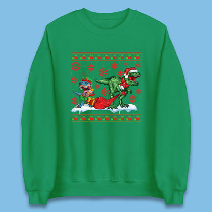 santa & elf costume sweatshirt