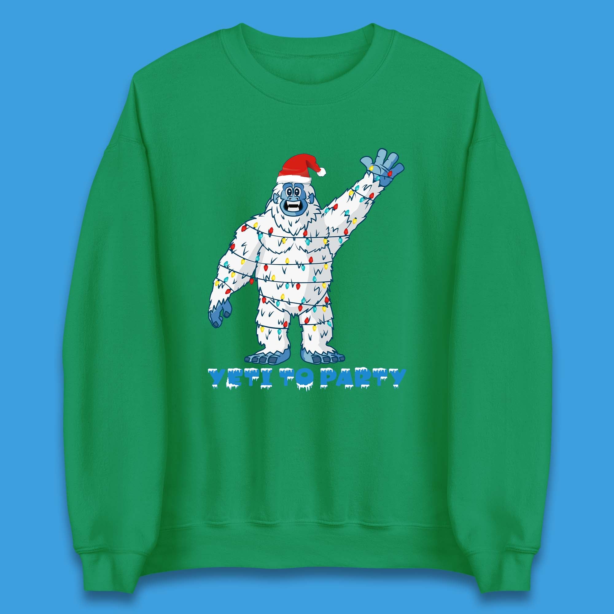 Yeti To Party Christmas Unisex Sweatshirt
