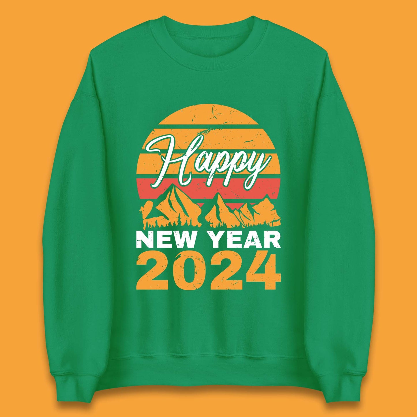 Happy New Year 2024 Camping Camping Unisex Sweatshirt