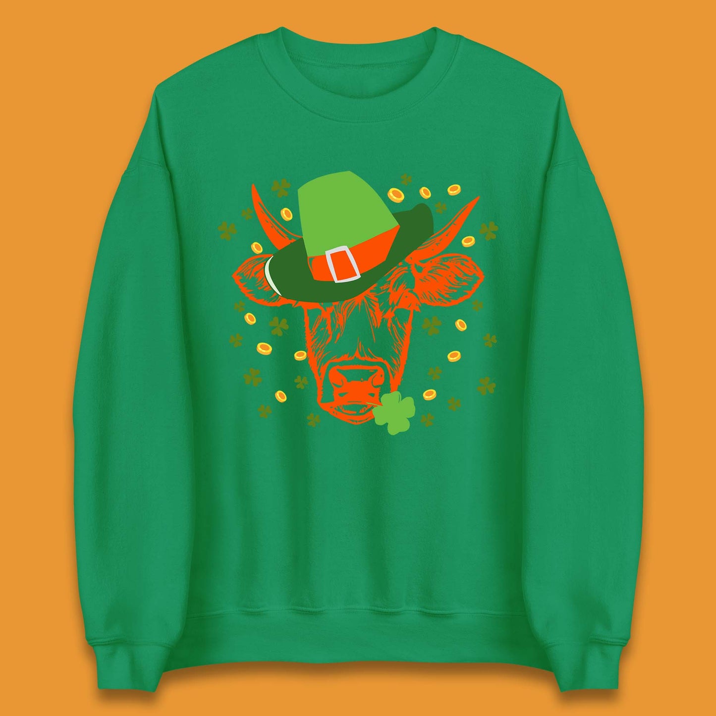 St Patrick's Cow Unisex Sweatshirt