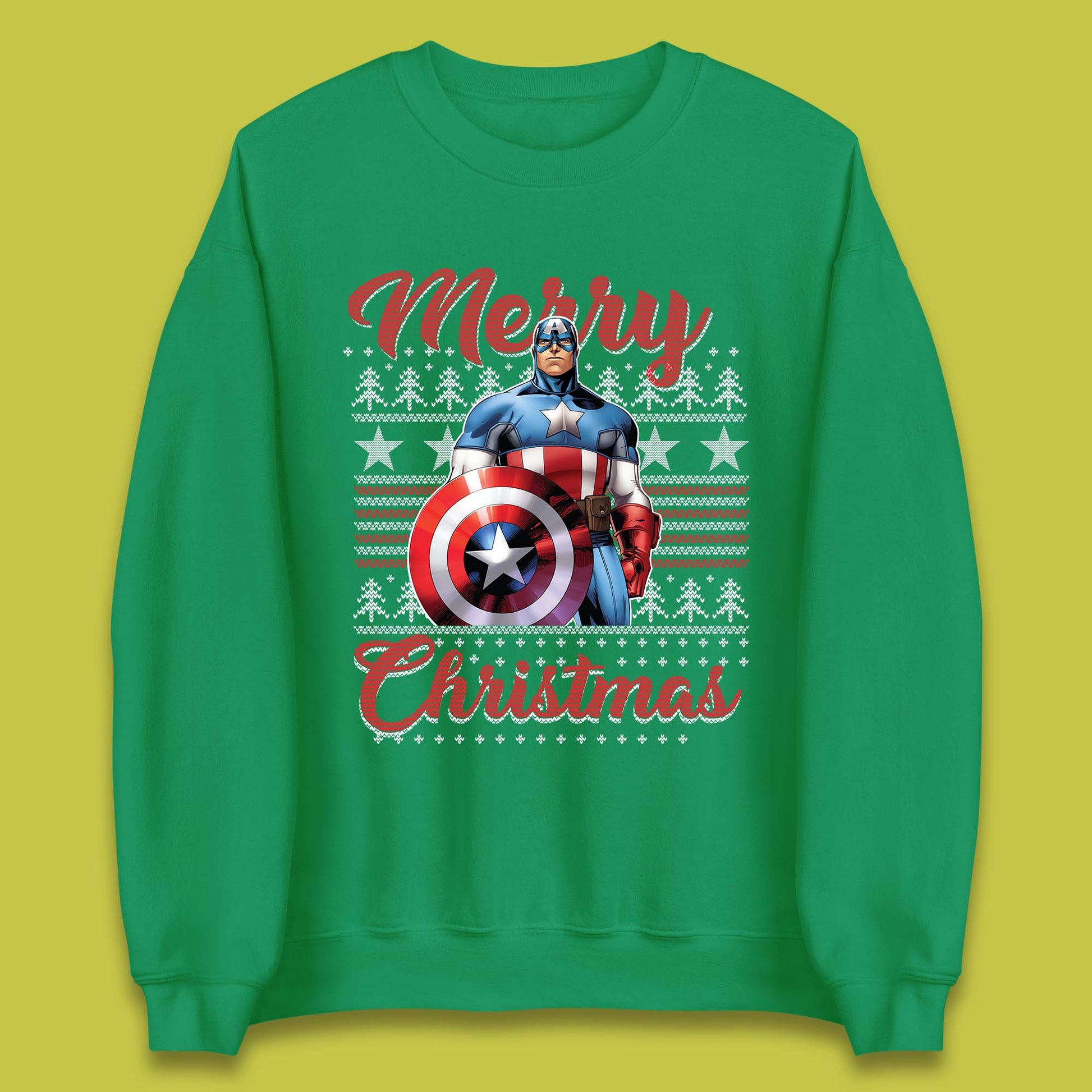 Captain America Christmas Sweater