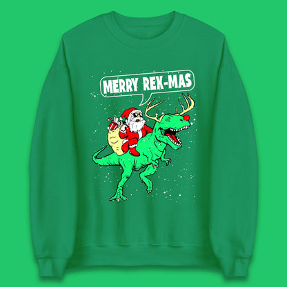 Merry Rex-Mas Christmas Unisex Sweatshirt