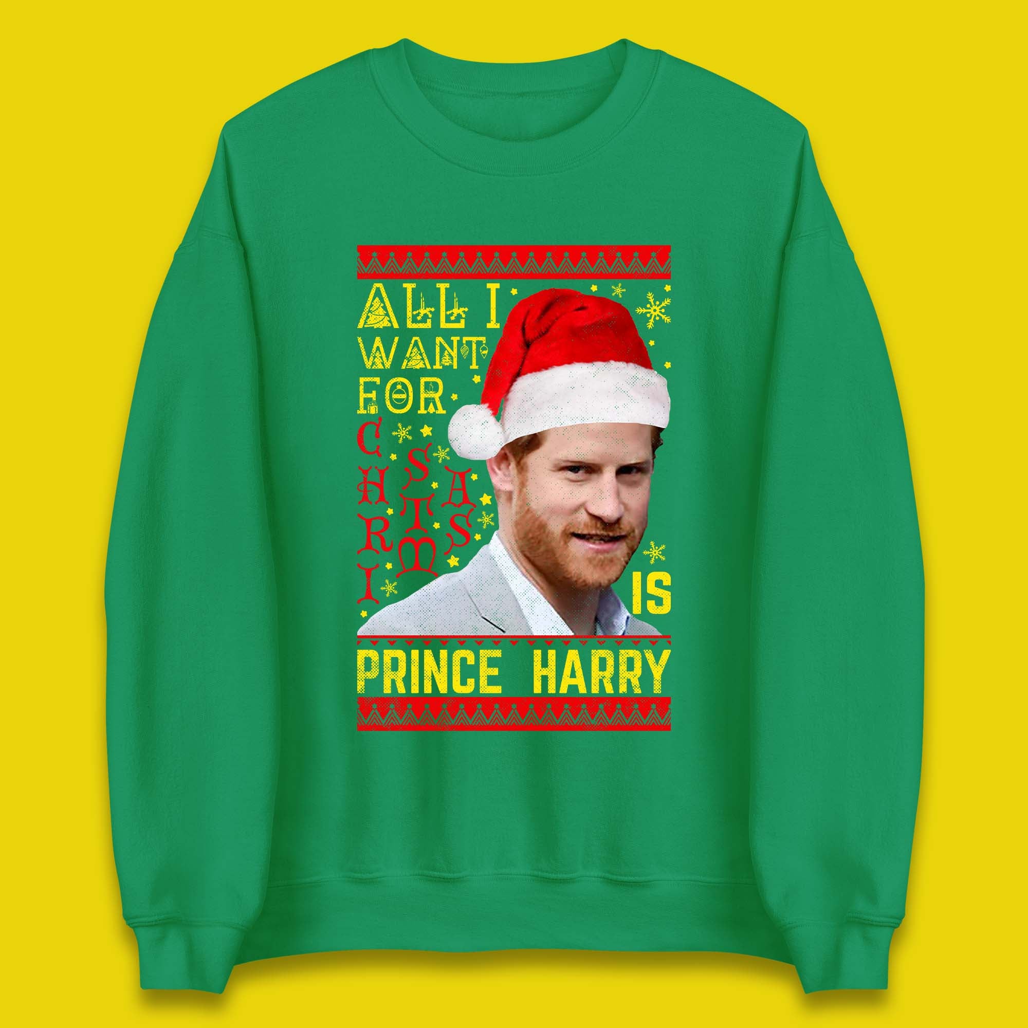 Prince Harry Christmas Unisex Sweatshirt