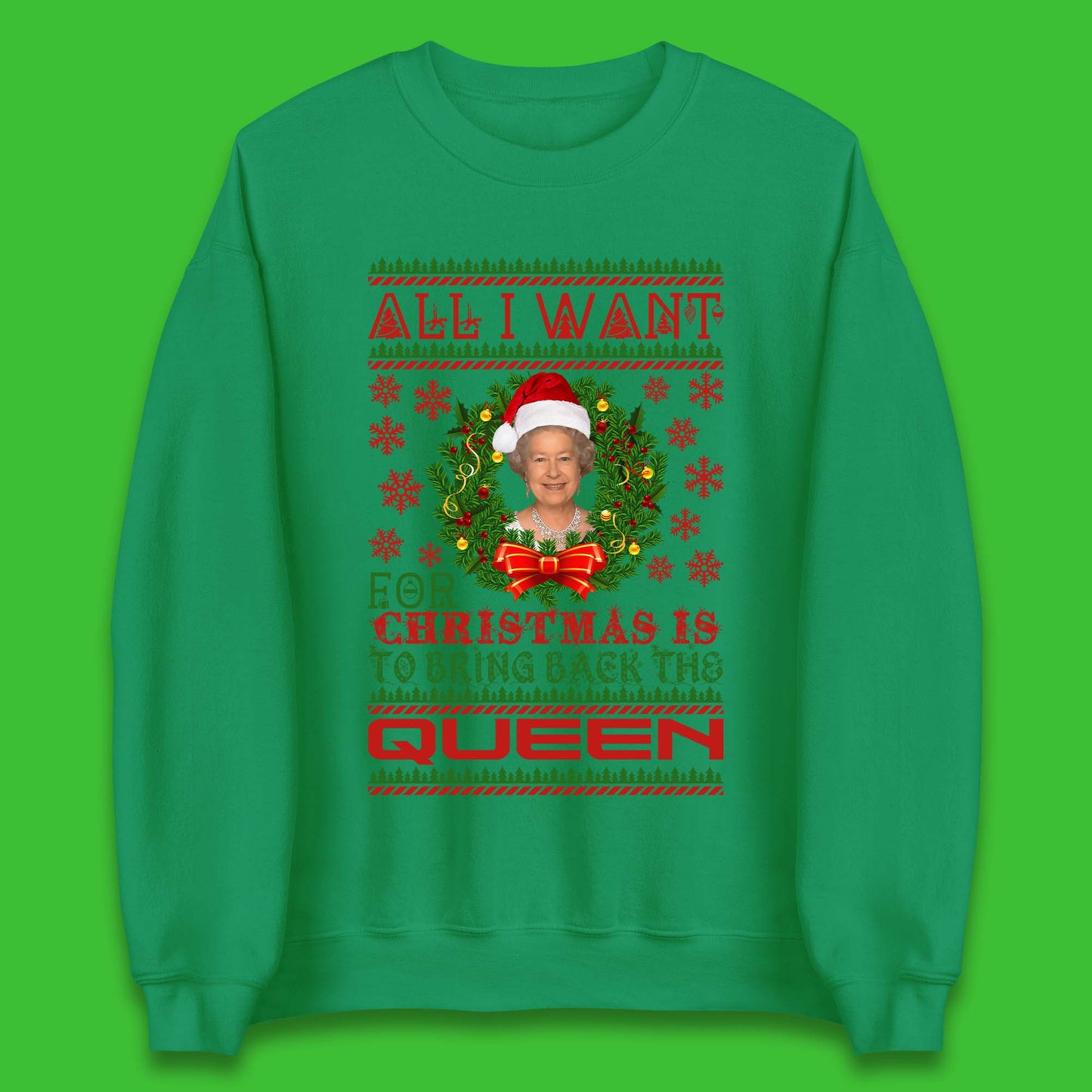 Queen Elizabeth Christmas Sweater