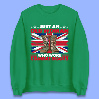 Personalised Just An Old Woman Unisex Sweatshirt