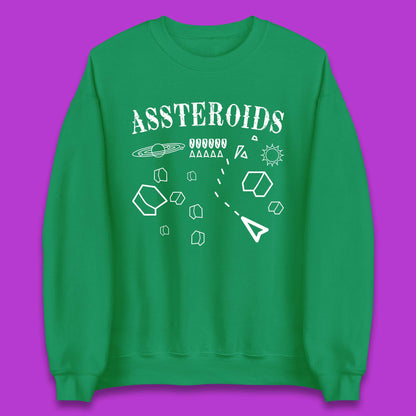 Assteroids Video Game Unisex Sweatshirt