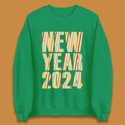 Retro Style New Year 2024 Unisex Sweatshirt