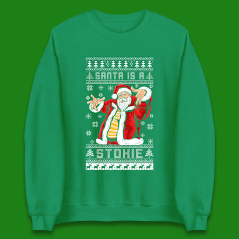 Santa is A Stokie Christmas Unisex Sweatshirt