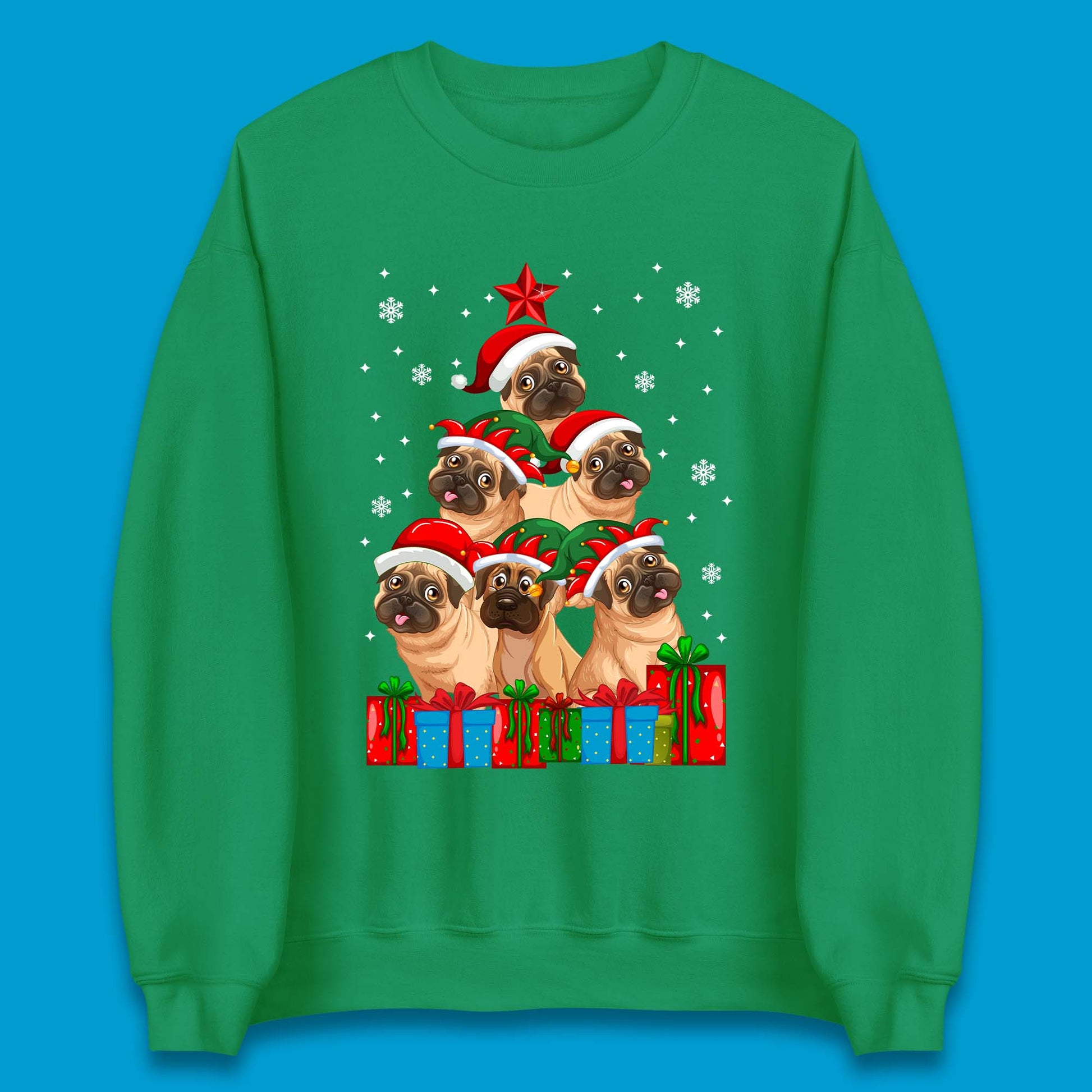 Pug Dog Christmas Jumper
