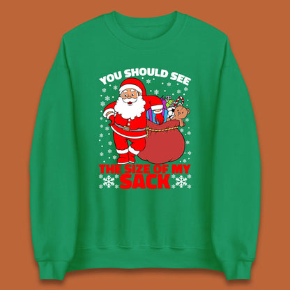santa sack sweatshirt