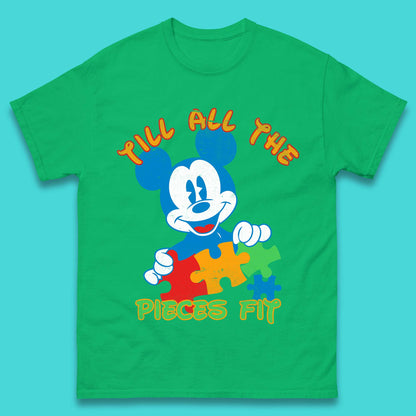 Autism Mickey Mouse Mens T-Shirt