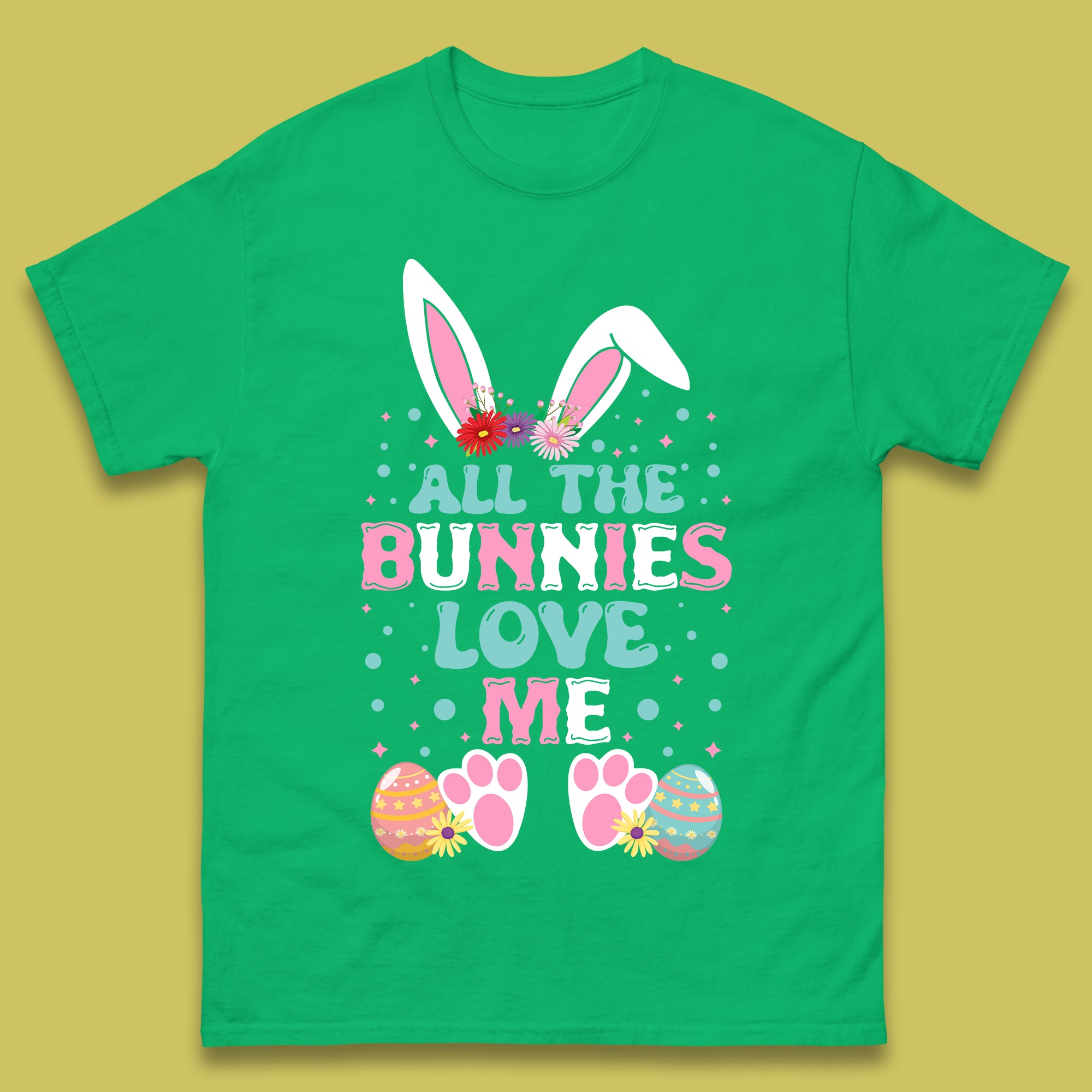 All The Bunnies Love Me Mens T-Shirt