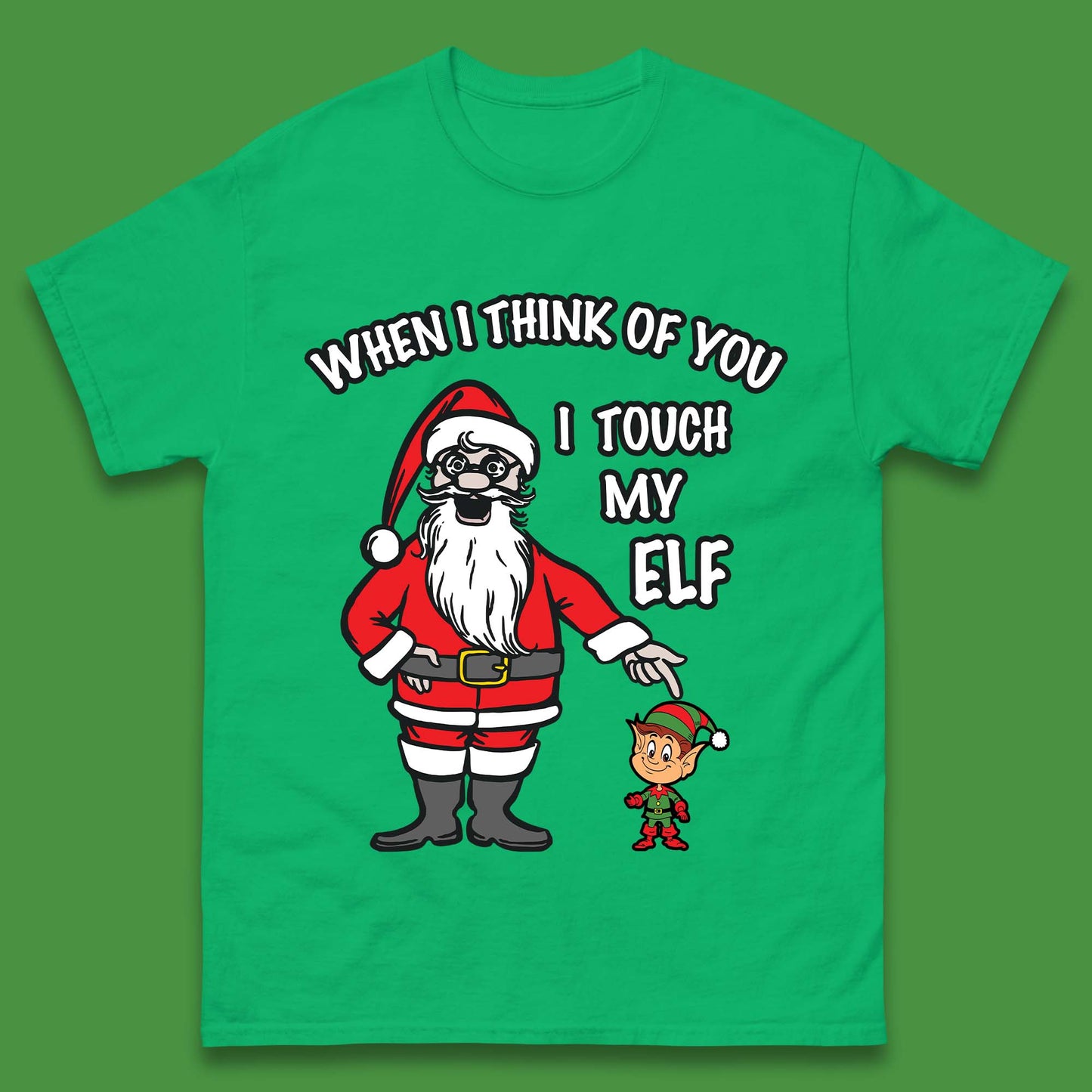 Cheeky Rude Funny Christmas Mens T-Shirt