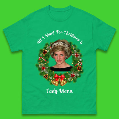 Lady Diana Christmas Mens T-Shirt
