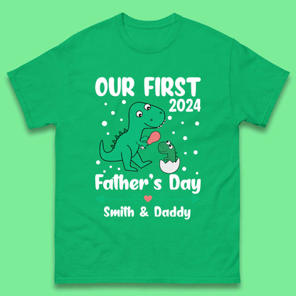 Personalised First Father's Day Mens T-Shirt