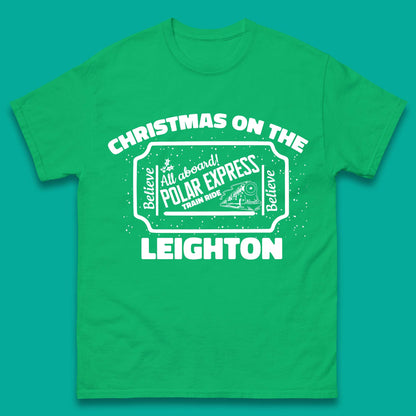 Polar Express Christmas Train Mens T-Shirt