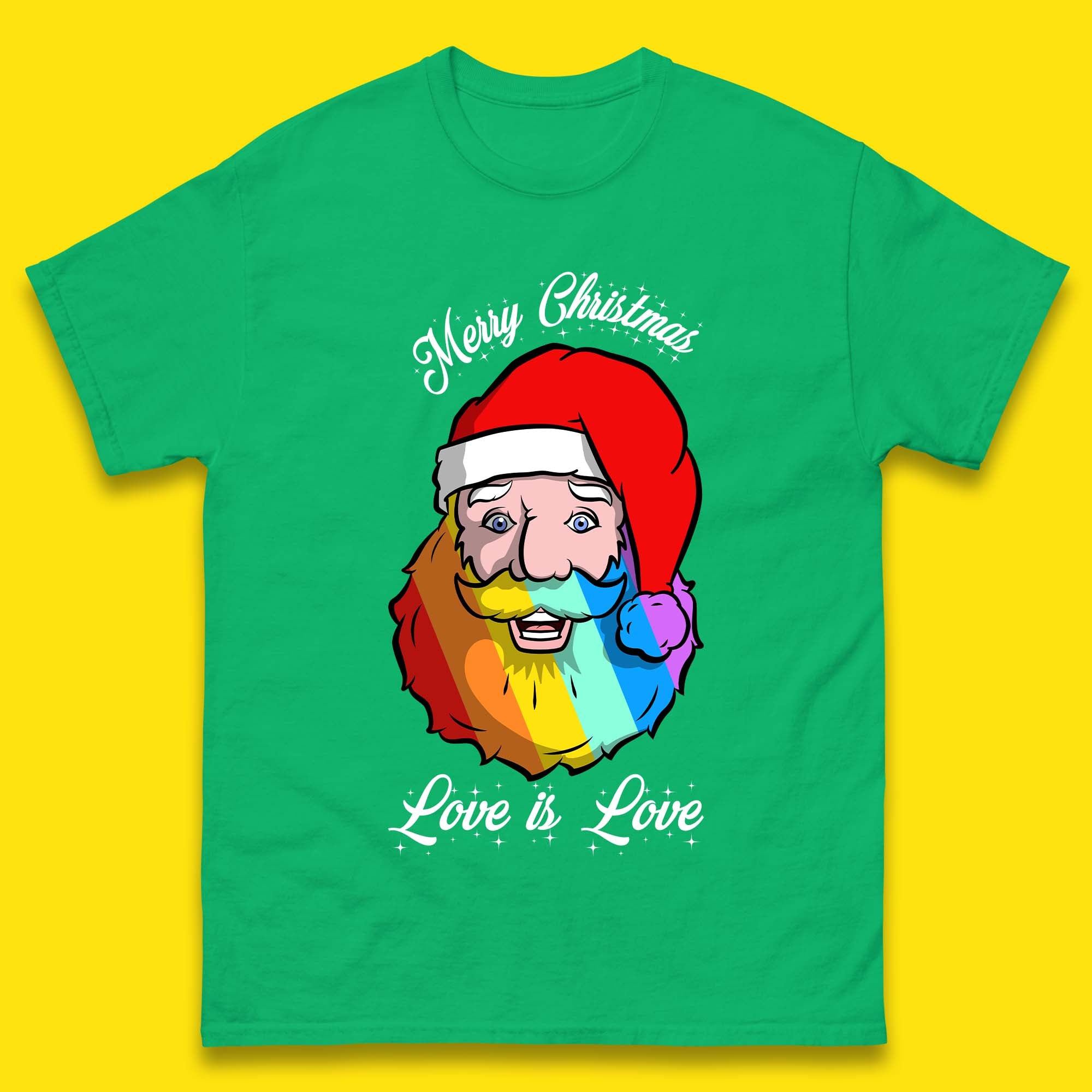 Gay Santa Christmas Mens T-Shirt