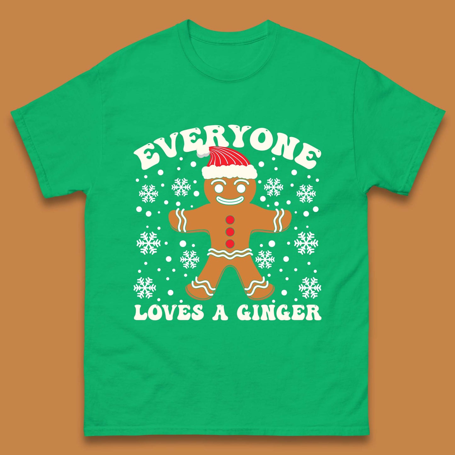 Gingerbread Christmas Mens T-Shirt