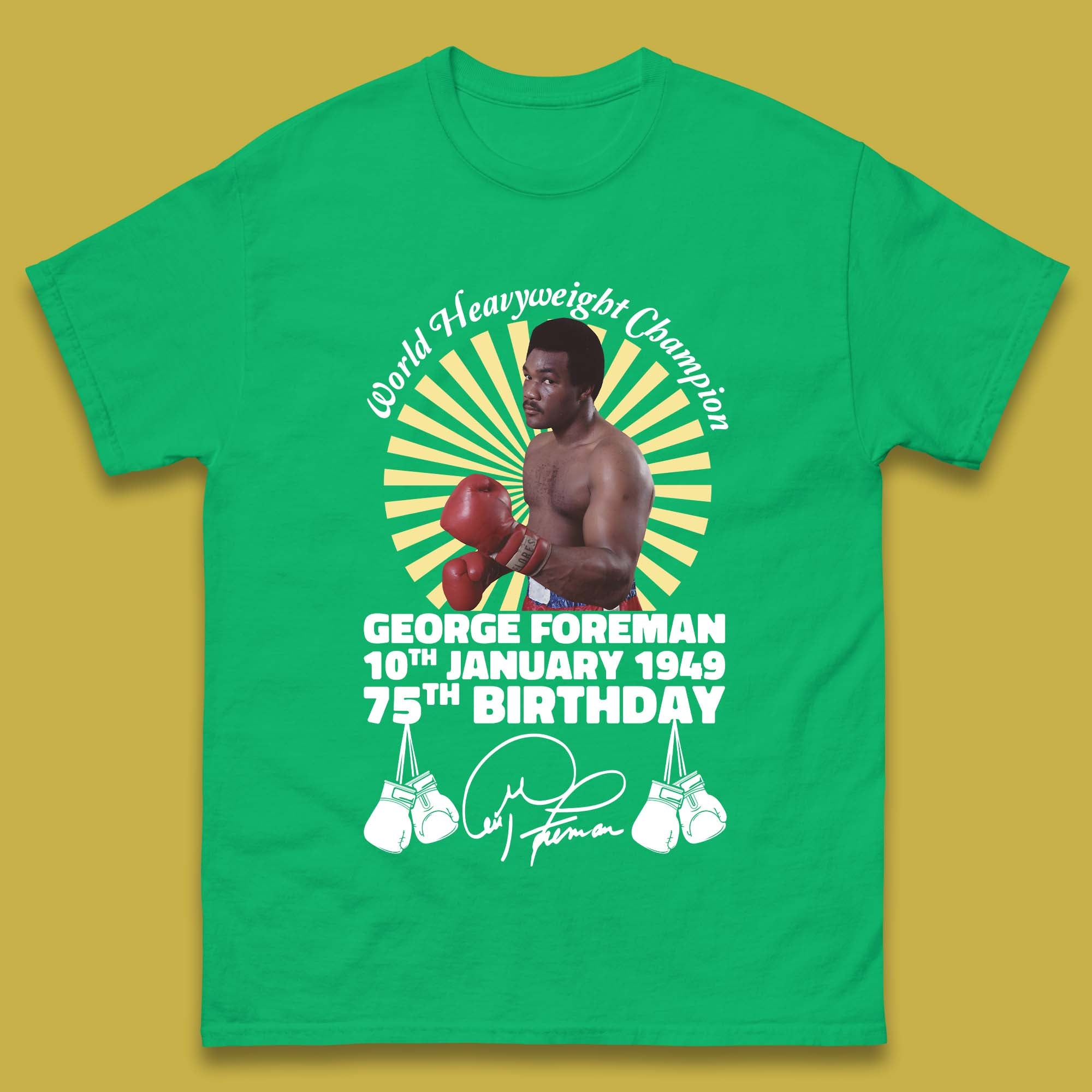 George Foreman 75th Birthday Mens T-Shirt